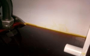 Отложения на стенке бака